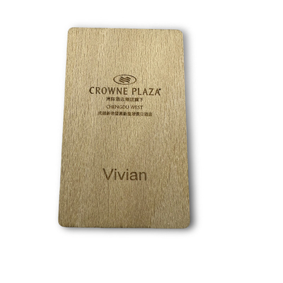 comprar Cartões de visita NFC personalizados de madeira compostável Impermeável Alta durabilidade online manufacture
