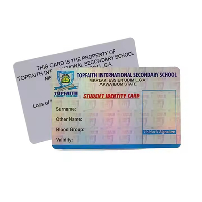 comprar Personalização Cartão de identificação de PVC Cartão de identificação de plástico Reboco / estampagem em folha online manufacture