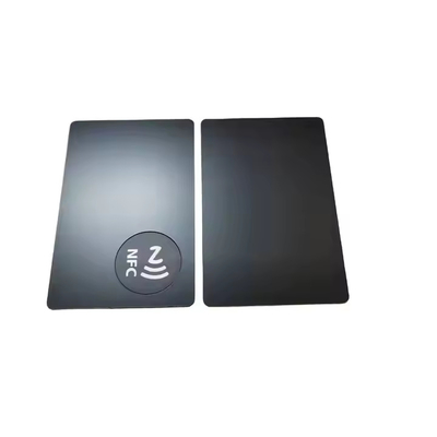 comprar Cartão NFC de aço inoxidável gravado Cartão NFC de metal em branco com chip polido online manufacture