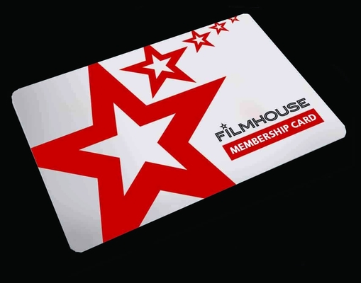 Cartões de presente de PVC estampados a quente Cartões de plástico CR80 de PVC Superfície brilhante e fosco