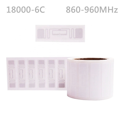 Long Range ISO 18000-6c UHF RFID Inlay Label Gestão de Ativos Etiquetas RFID
