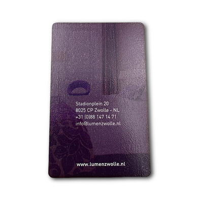 Cartão RFID 100% de madeira reciclada Cartão RFID de quarto de hotel Cartão chave à prova d'água