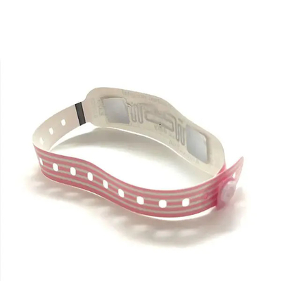 Pvc RFID pulseiras impermeável Hospital RFID pulseiras descartáveis