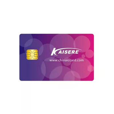 Cartão de contato inteligente ISO7816 personalizado Cartão de IC inteligente impermeável