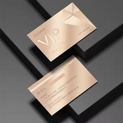 Cartões RFID de papel impermeável personalizados com impressão digital de dois lados CR80