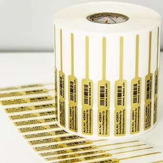 Etiqueta de joalheria RFID RFID Etiqueta de segurança adesivo etiquetas de preço PVC/PET revestido