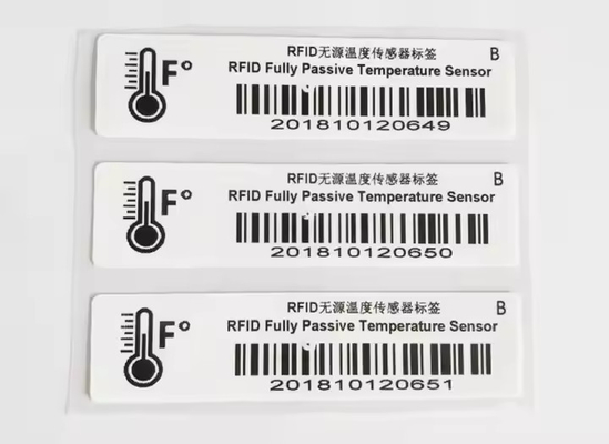 Resistência a altas temperaturas RFID UHF Sticker Long Range Tag para logística de cadeia de frio
