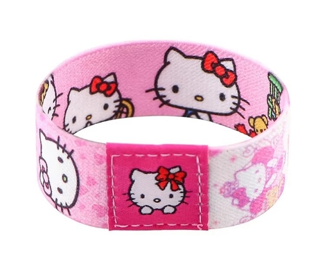 Pulseira RFID de tecido personalizada para parque de diversões