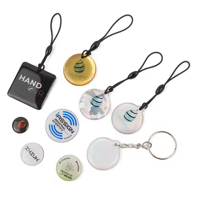 Custom 13.56 MHz NFC Tag Epoxi Social Media Compartilhamento Adesivo Apple NFC Sticker
